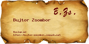 Bujtor Zsombor névjegykártya